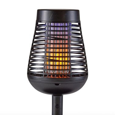 PIC® Flickering Flame Solar Bug Zapper Insect Killer Torch