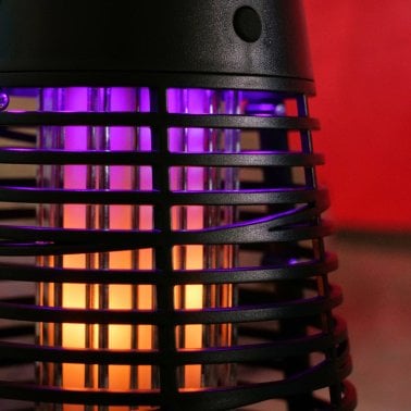 PIC® Flickering Flame Solar Portable Bug Zapper Insect Killer Torch Lantern