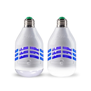 PIC® Dual-Purpose Bug Zapper and LED Light Bulb, 2 Count