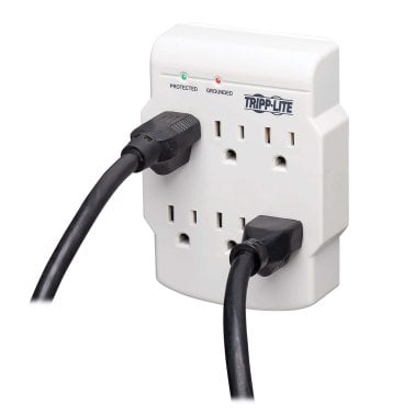 Tripp Lite® by Eaton® Protect It!® 750-Joules Low-Profile Surge Protector Wall Tap, 6 Outlets, Direct Plug-in, SK6-0