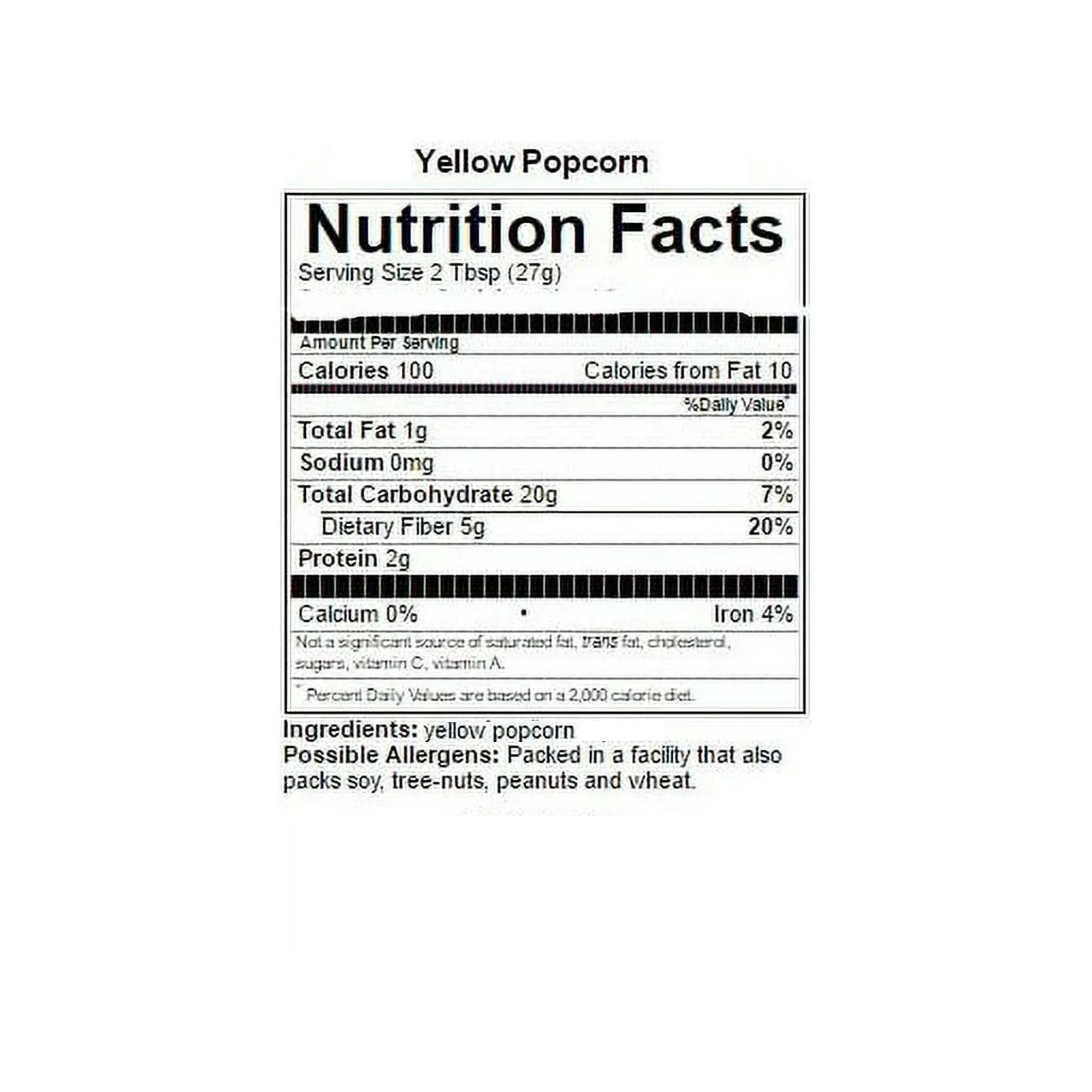 Raw Popcorn Kernels Yellow Bulk (6lbs, 12lbs, 18lbs, 24lbs) 