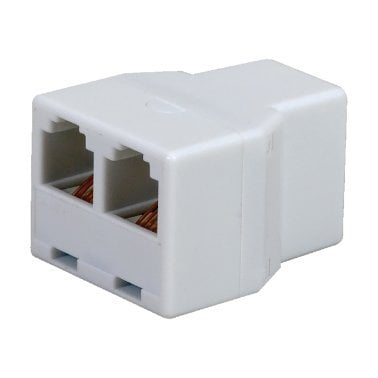 RCA TP270WHR Modular In-Line Phone Splitter, White