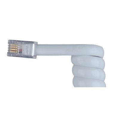 RCA Standard Handset Coil Cord (12 Ft.; White)