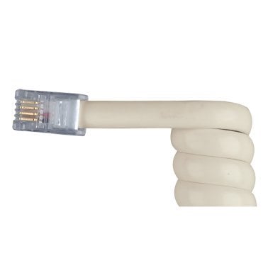 RCA Standard Handset Coil Cord (25 Ft.; Almond)