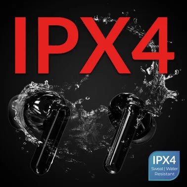IQ Sound® Bluetooth® Earphones with Microphones, True Wireless with LED-Power-Display Charging Case, Black, IQ-243TWS