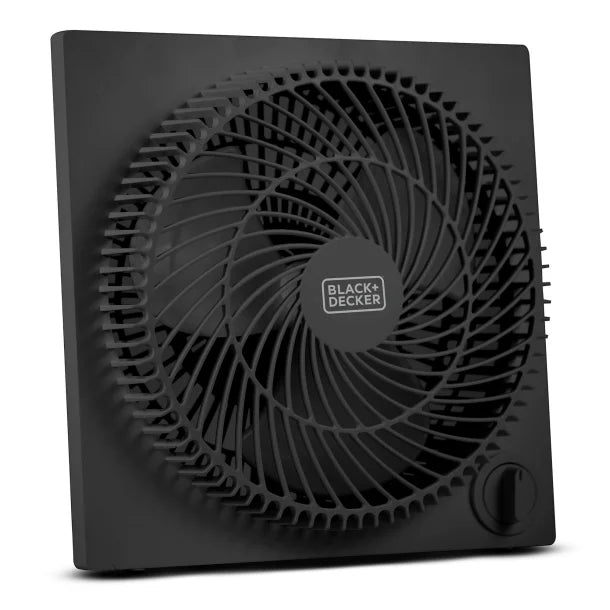 BLACK+DECKER™ BFB09W 9-In. 3-Speed Portable Frameless Mini Box Fan, White