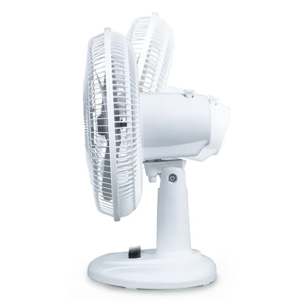 BLACK+DECKER™ BFDT12SW 12-In. 3-Speed Oscillating Portable Table Fan, White