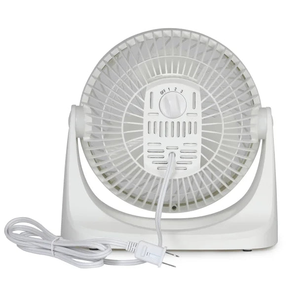 BLACK+DECKER™ BFTU107W 7-In. 3-Speed Portable Turbo Table Fan with Adjustable Tilt, White