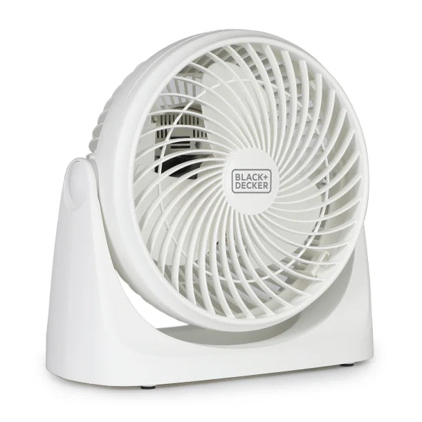 BLACK+DECKER™ BFTU107W 7-In. 3-Speed Portable Turbo Table Fan with Adjustable Tilt, White