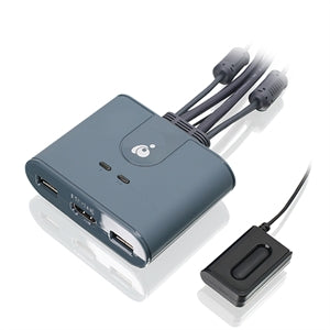 IOGEAR 2-Port Full HD KVM Switch with HDMI and USB Connections 