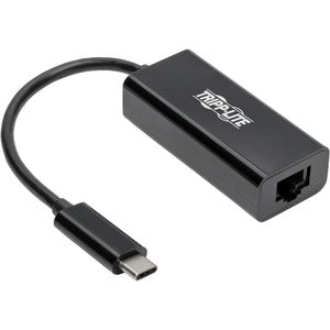 Tripp Lite by Eaton USB-C to Gigabit Network Adapter with Thunderbolt 3 Compatibility - Black 