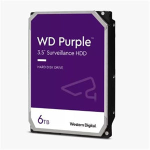 WD Purple WD64PURZ 6 TB Hard Drive - 3.5" Internal - SATA - Purple 