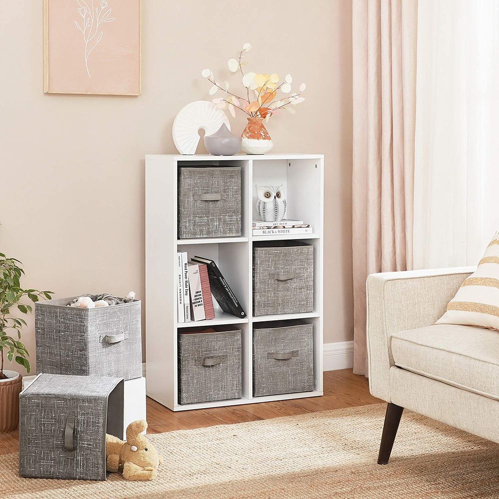 SONGMICS Non-Woven Fabric Storage Cubes with Double Handles 