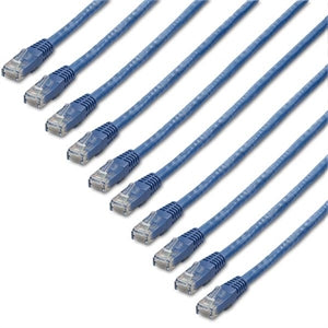 6 ft. CAT6 Cable Pack - Blue 