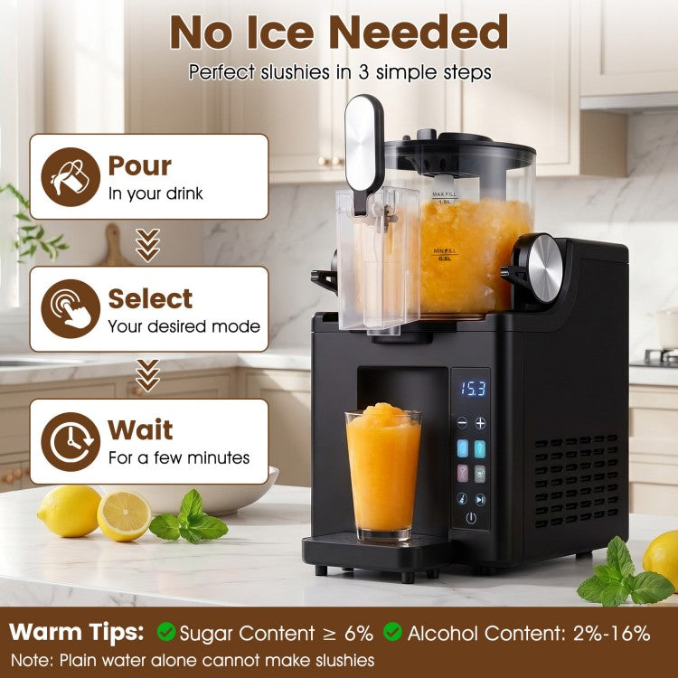 Slushie Machine for Home 68 oz Frozen Drink Maker with 4 Presets