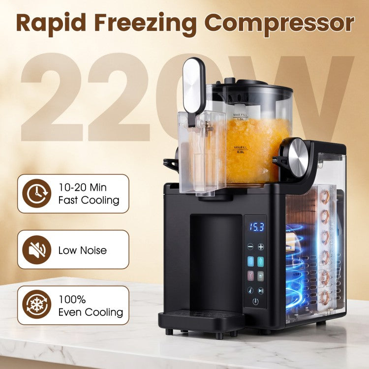 Slushie Machine for Home 68 oz Frozen Drink Maker with 4 Presets