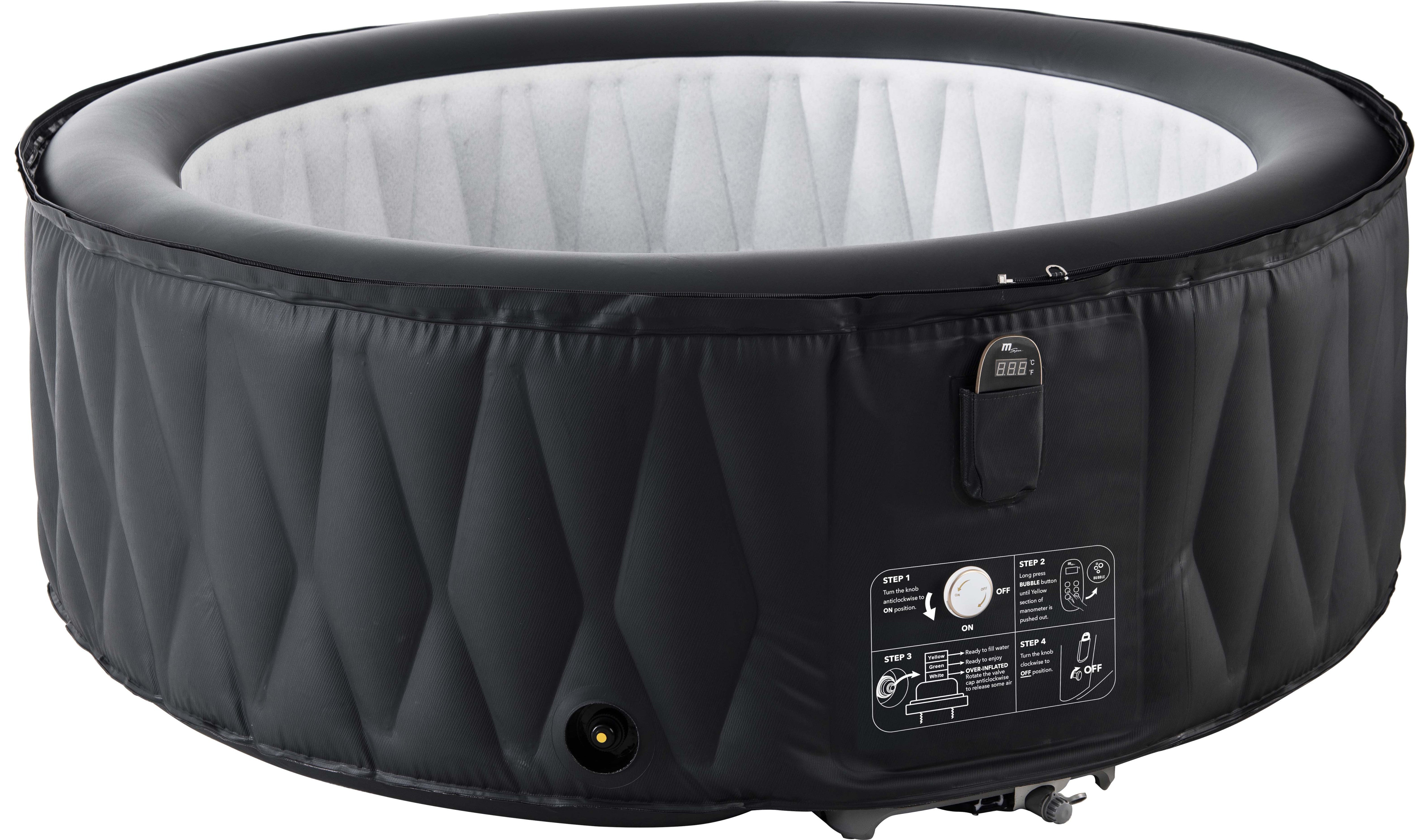 MSPA MONT BLANC, PREMIUM SERIES, Inflatable Hot Tub & Spa - 4 Persons 