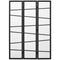 HOMCOM 5.6ft Folding Room Partition: 3-Panel Wall Divider with Wood Frame for Bedroom, Home Office, White