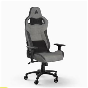 Corsair T3 RUSH Fabric Gaming Chair (2023) - Grey/White 