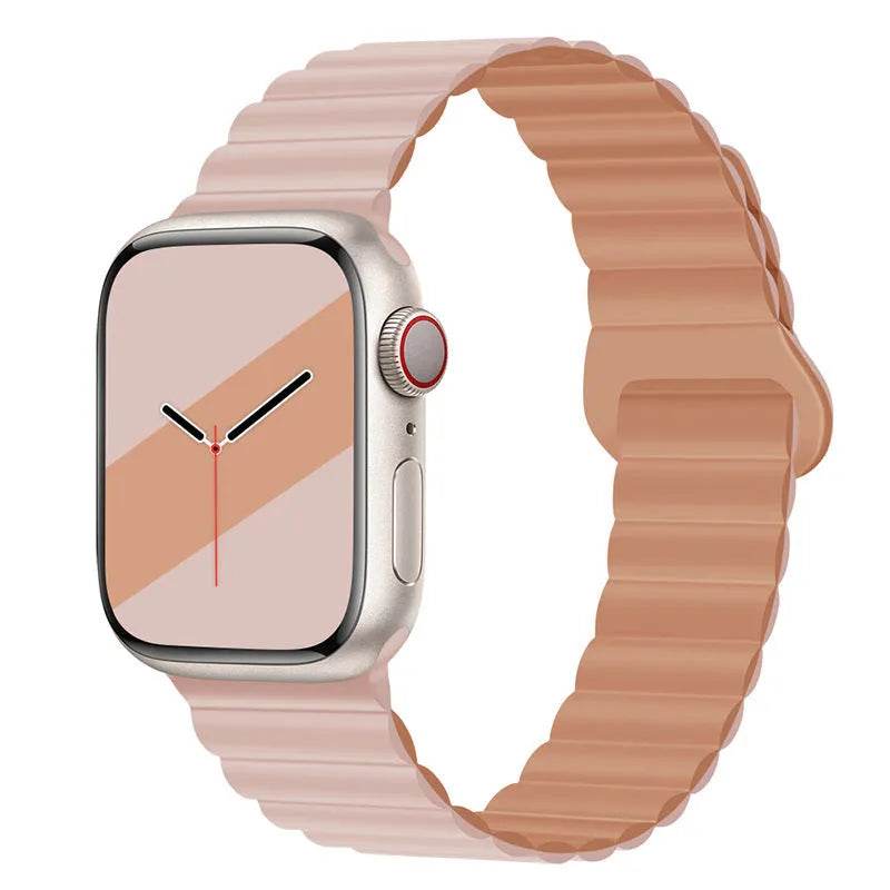 Band Silicone Magnetic Watch Strap 