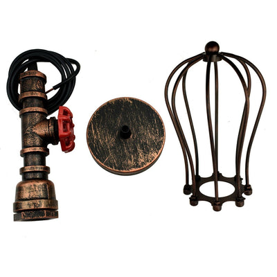Industrial Balloon Cage Water Pipe Ceiling Light ~1378 