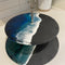 Handmade 3-Tier Natural Slate Serving Platter – Ocean-Inspired Snack & Appetizer Display with Metal Frame for Elegant Entertaining