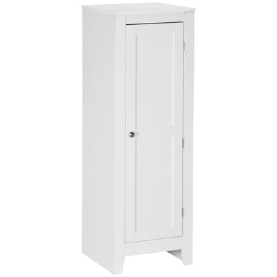 HOMCOM Modern Kitchen Pantry Small Storage Cabinet Adjustable Shelf Door Shelves White 