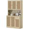 Kitchen Hutch with Microwave Countertop, 71