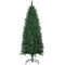 HOMCOM 6ft Artificial Christmas Tree w/ Metal Stand Spruce Branch Tips Green