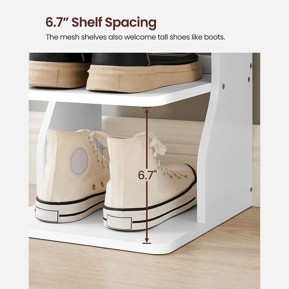 VASAGLE 6 Tier Slim Shoe Storage Rack 