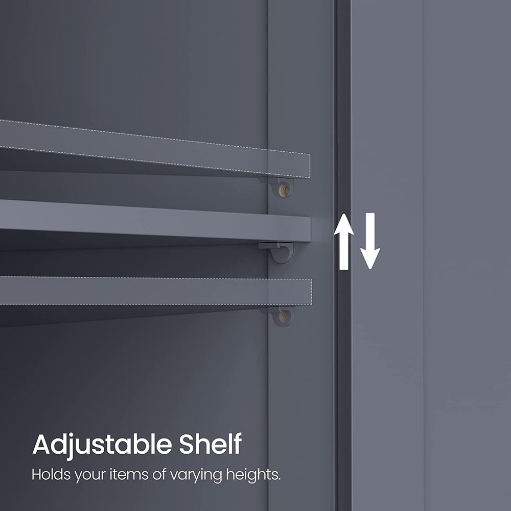 VASAGLE Bathroom Floor Storage Cabinet with 3 Drawers 