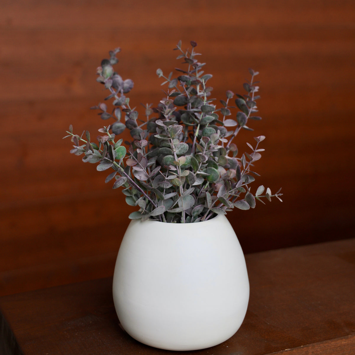 Merida Artificial Purple & Green Eucalyptus Bouquet 12.5'' X 12' (Set Of 2) 