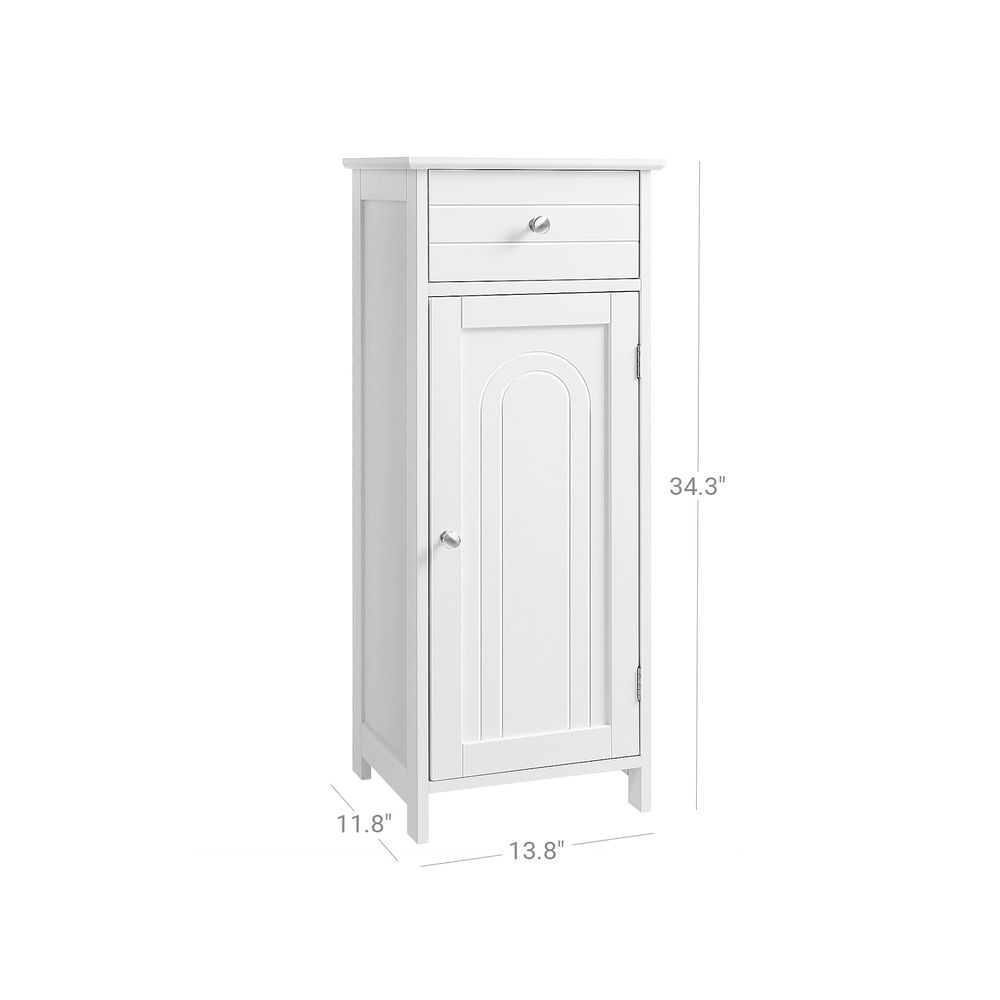 VASAGLE Slim Profile Bathroom Cabinet 