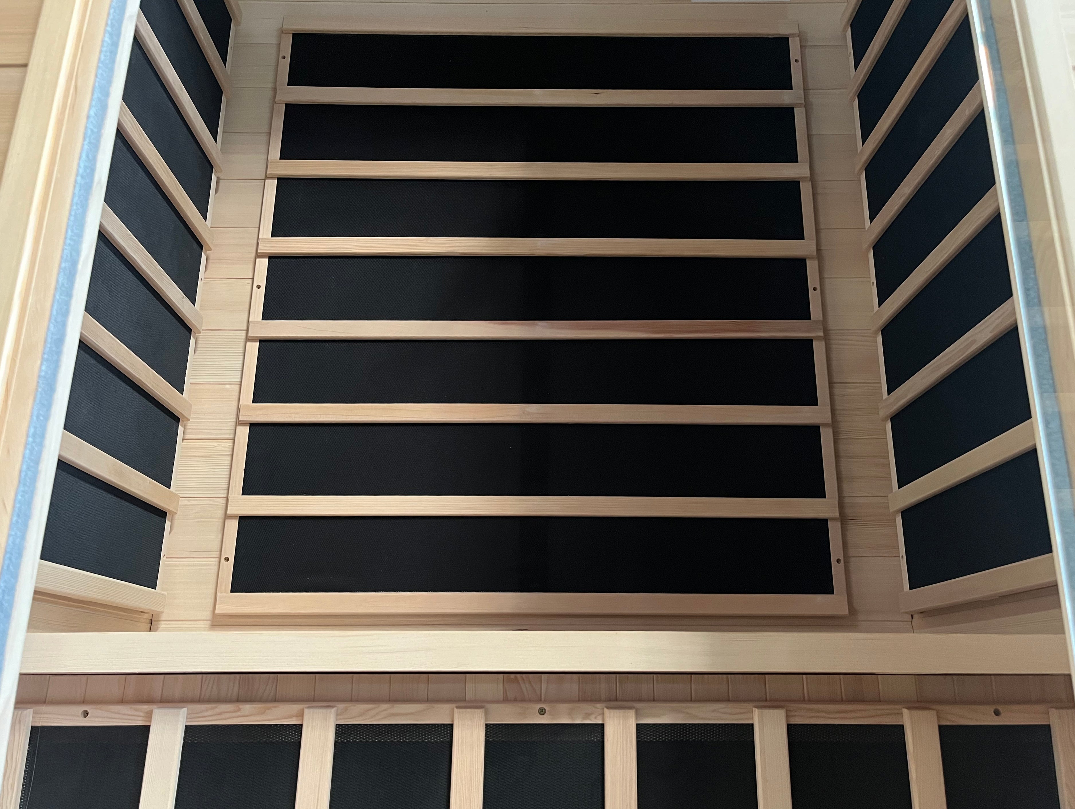 Blisspod, Vienna, Far Infrared Sauna Canadian Hemlock Very Low EMF Sauna, 7 Heaters – 3 Persons 