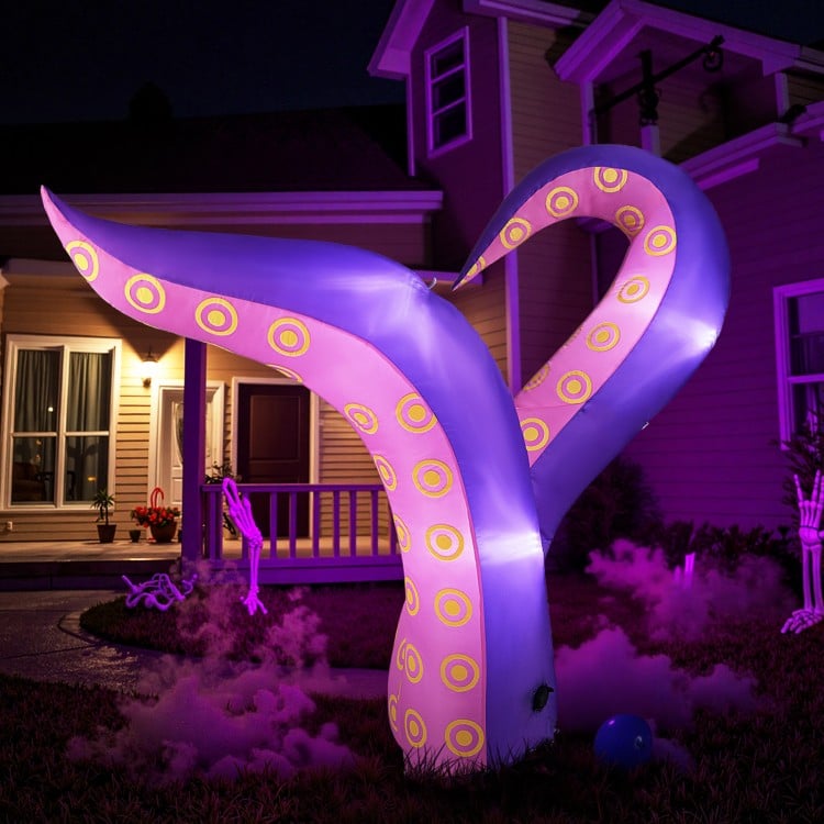 6.5 Ft Inflatable Tentacles with LED Lights and Suction Cups