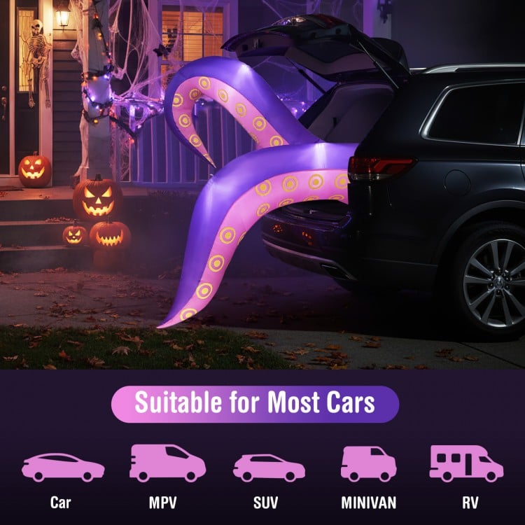 6.5 Ft Inflatable Tentacles with LED Lights and Suction Cups