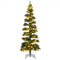 7 FT Pre-Lit Artificial Christmas Tree Spiral Holiday Tree with 791 Branch Tips and 8 Modes