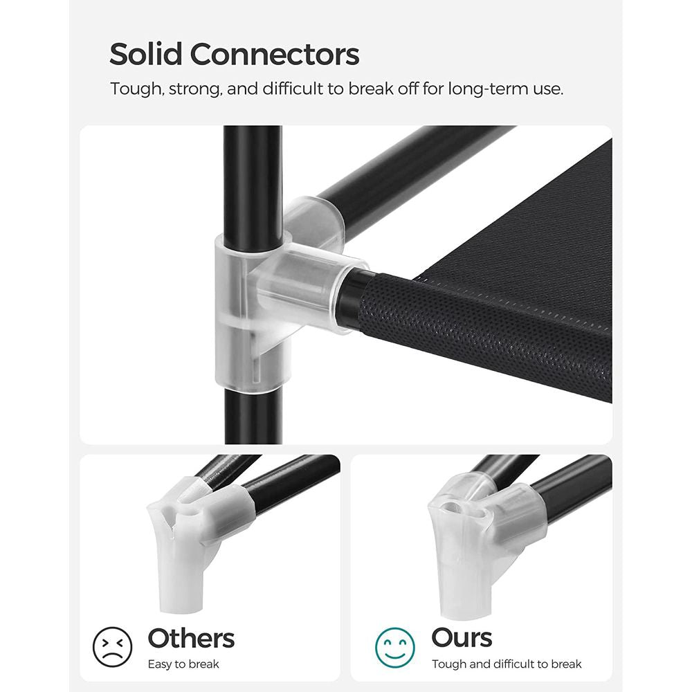 SONGMICS Clothes Storage Organizer with Hanging Rail 