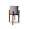 Lori Grey Mid-Century Cement Planter with Wooden Stand – Modern Indoor & Outdoor Plant Pot for Real or Artificial Plants