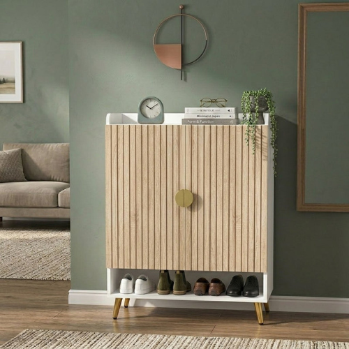 7-Tier Shoe Cabinet, Shoe Storage Organizer with Adjustable Shelves