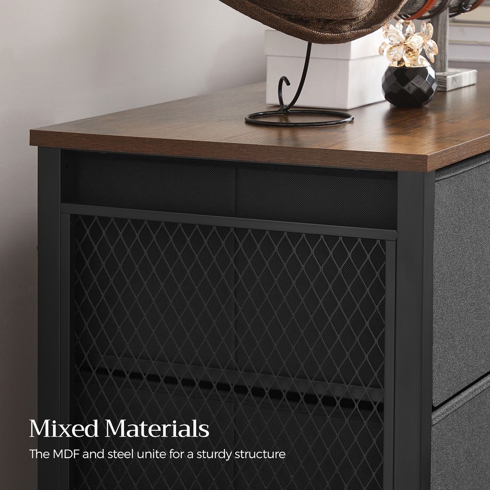SONGMICS Wide Storage Dresser with 6 Drawers 