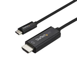 3ft (1m) USB C to HDMI Cable - 4K 60Hz USB Type C DP Alt Mode to HDMI 2.0 Video Display Adapter Cable - Works w/Thunderbolt 3 
