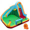 6-in-1 Inflatable Water Slide Park with 750W Blower for Yard