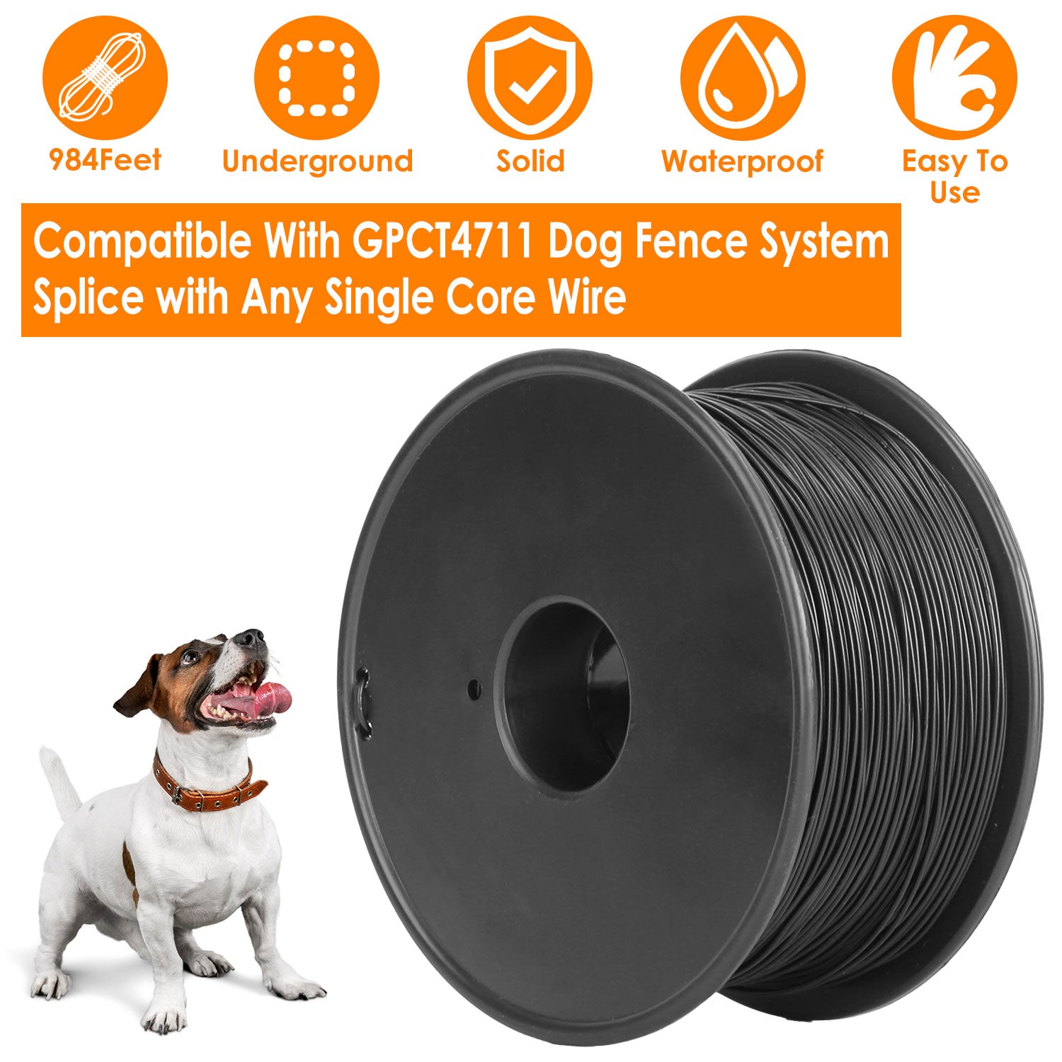 984Feet Underground Dog Fence Wire Boundary Wire for Dog Fence System