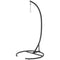 Outsunny Hanging Hammock Chair Stand with Round Base, Heavy Duty Hammock Stand Only with 330 lbs. Capacity, Black