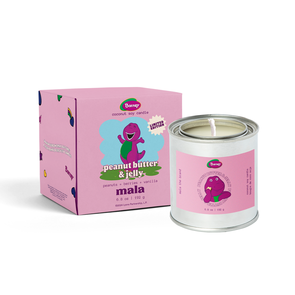 Barney x Mala: PB & Jelly | Peanuts + Strawberry + Vanilla 