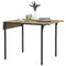 HOMCOM Drop Leaf Folding Extendable Dining Table Small Space Kitchen 2 to 4 People Natural Wood