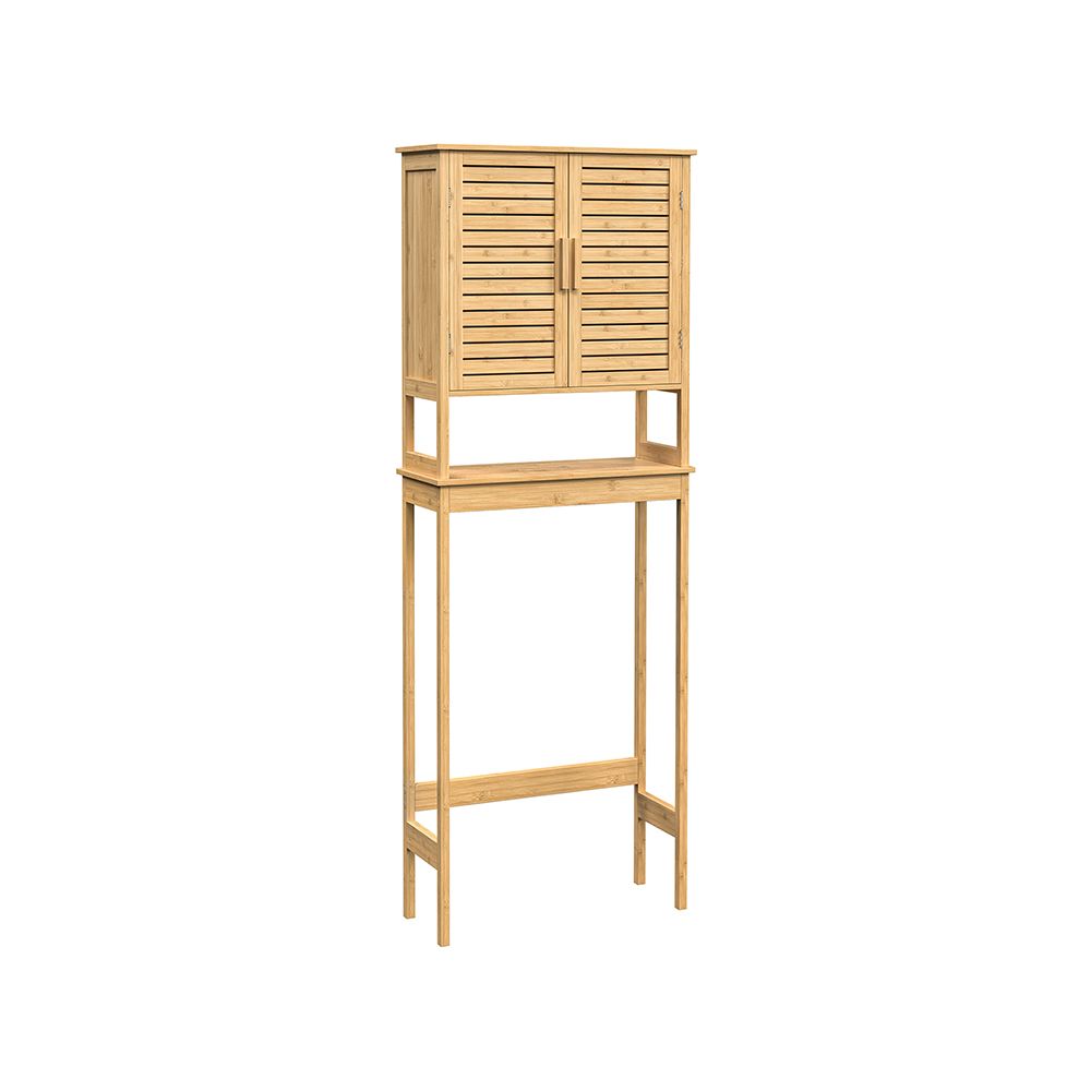 SONGMICS Bamboo Over The Toilet Storage Cabinet 