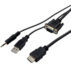 VisionTek VGA to HDMI 1.5M Active Cable (M/M)