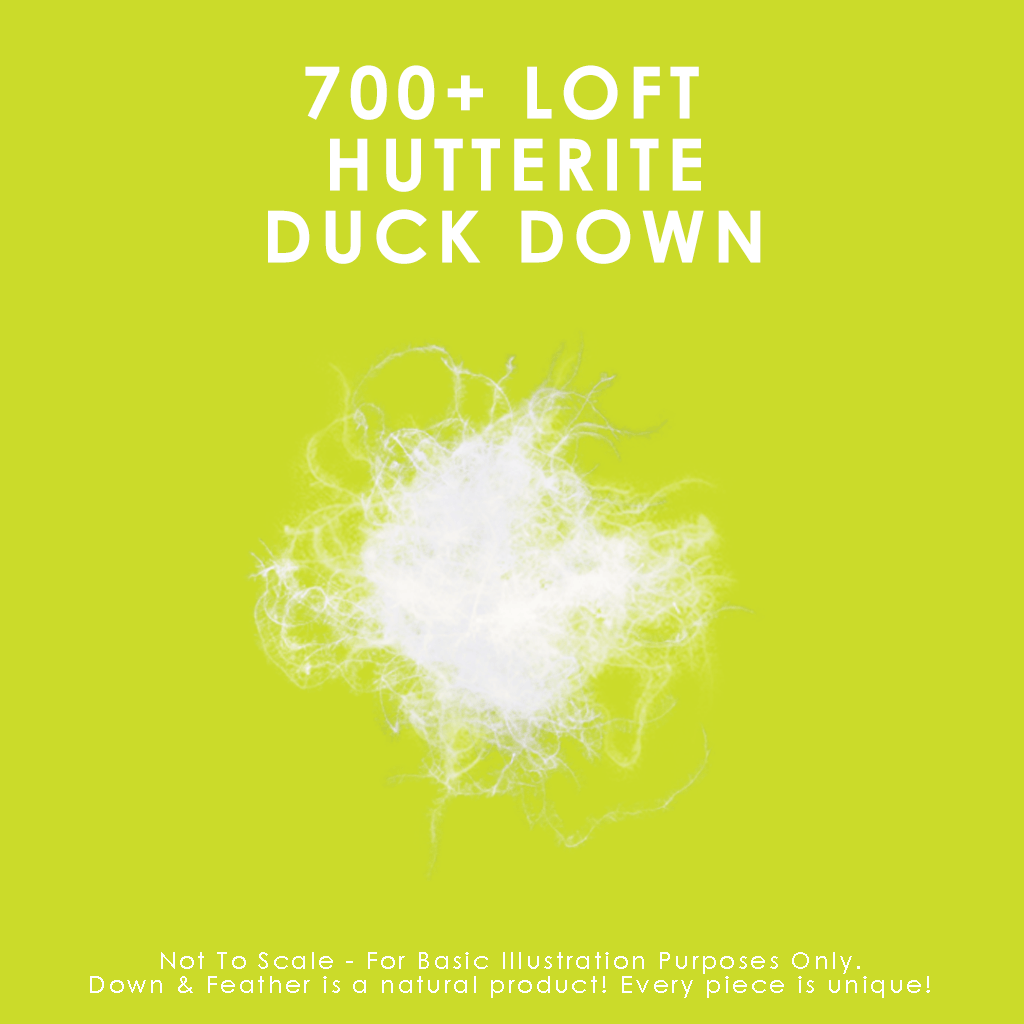 Hutterite White Down Duvet 